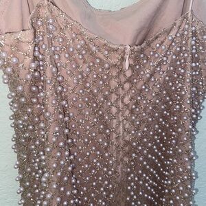 Pink Pearl Mini Dress